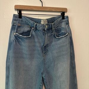 We The Free Light Blue Straight Leg Jeans